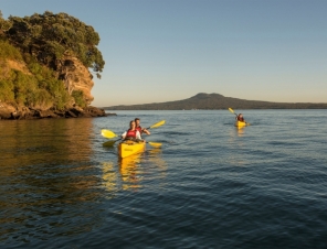 island in the backround